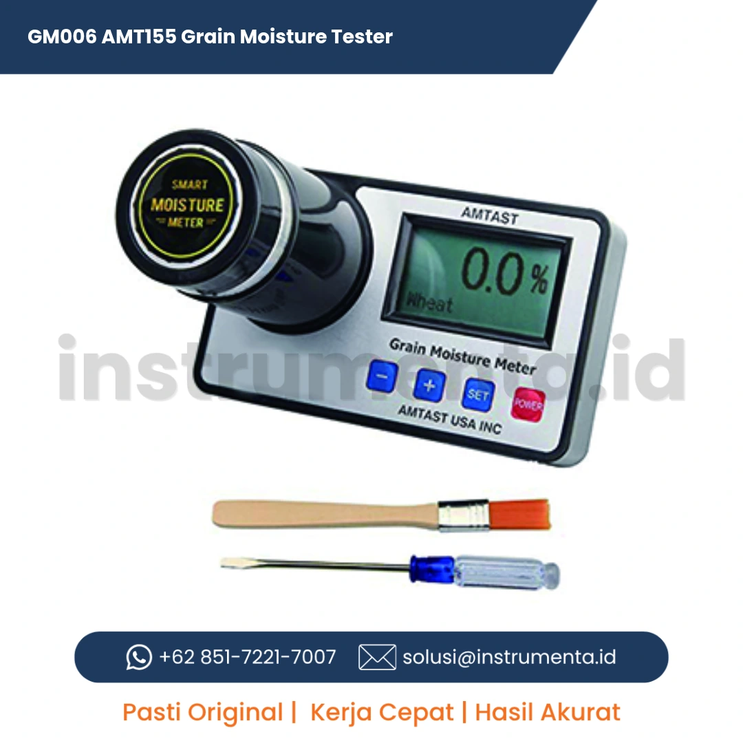 Distributor Ready Stock GM006 AMT155 Grain Moisture Tester Alat Ukur Kadar Air Biji Kopi dan Sereal Digital Portabel